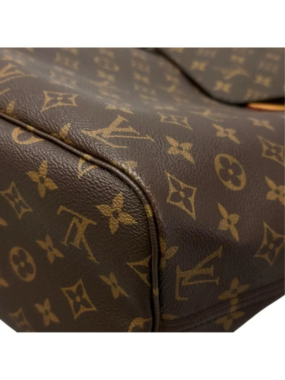 Louis Vuitton Neverfull MM Tote Bag Monogram Canvas Brown